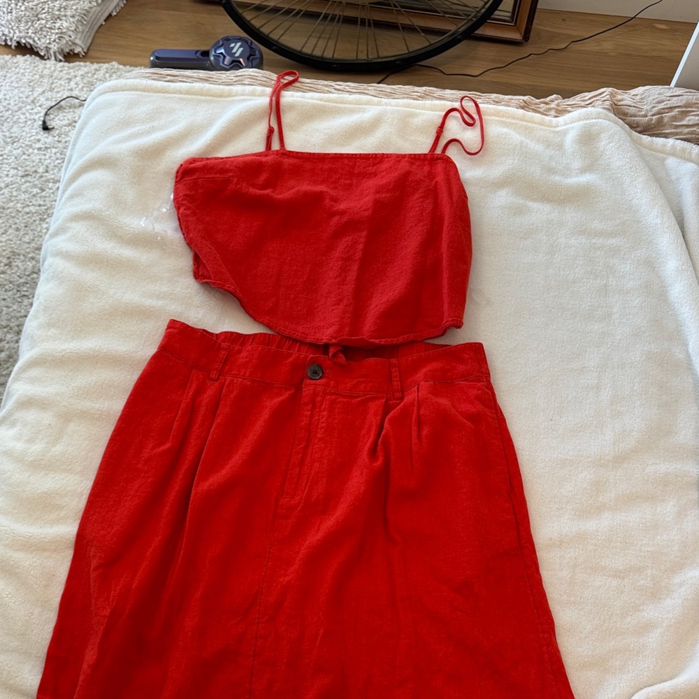 Orange Two-Piece Set - Picture 1 of 6